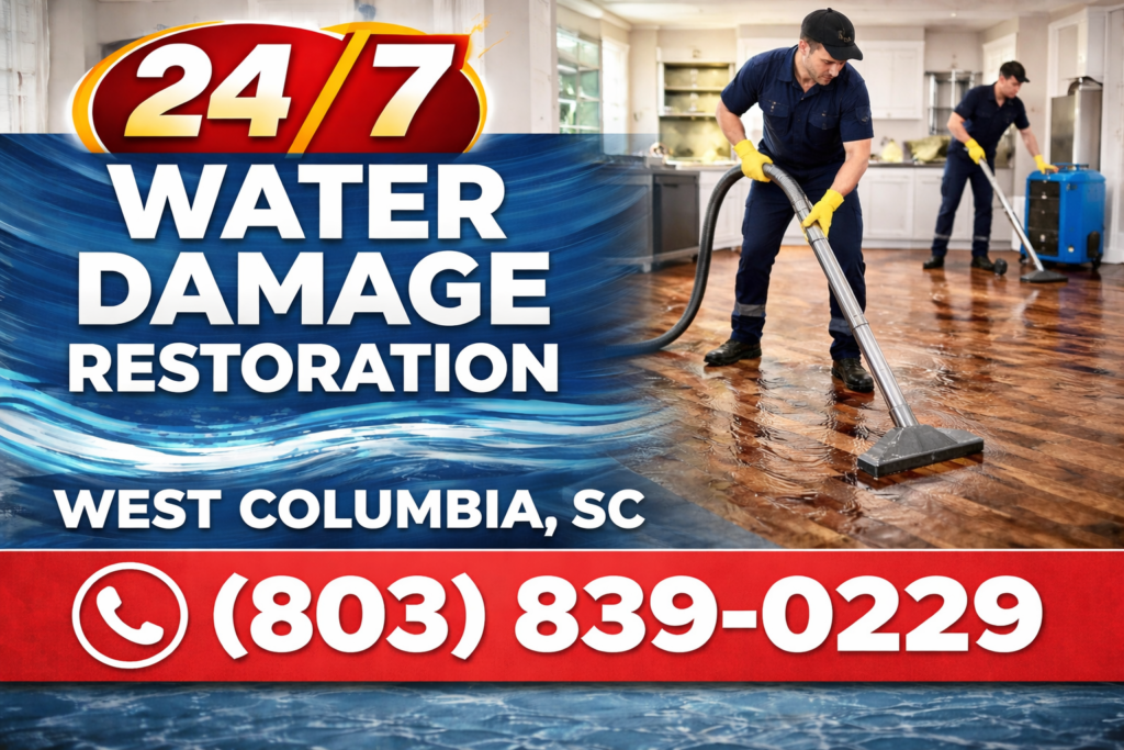 West Columbia 24/7 water damage restoration