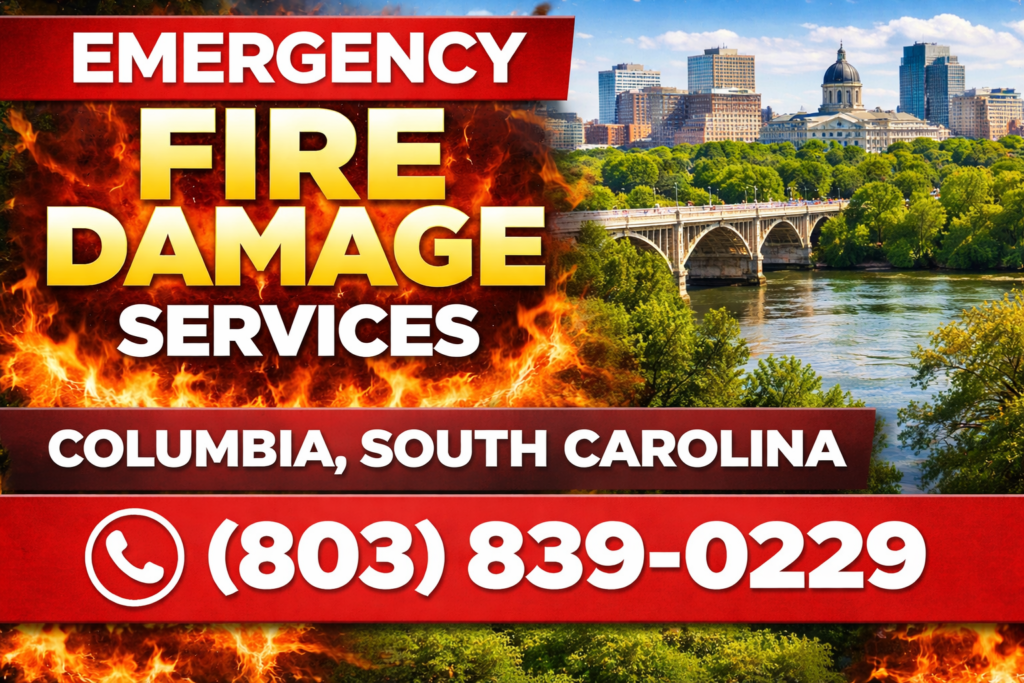 Columbia Emergency fire damage services