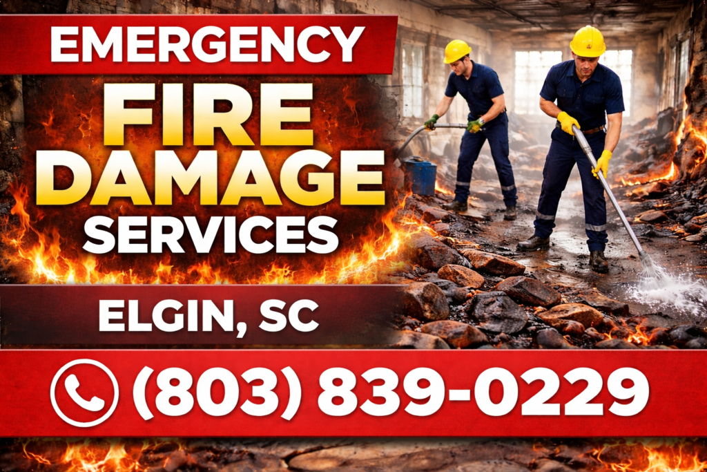 Elgin Emergency fire damage services