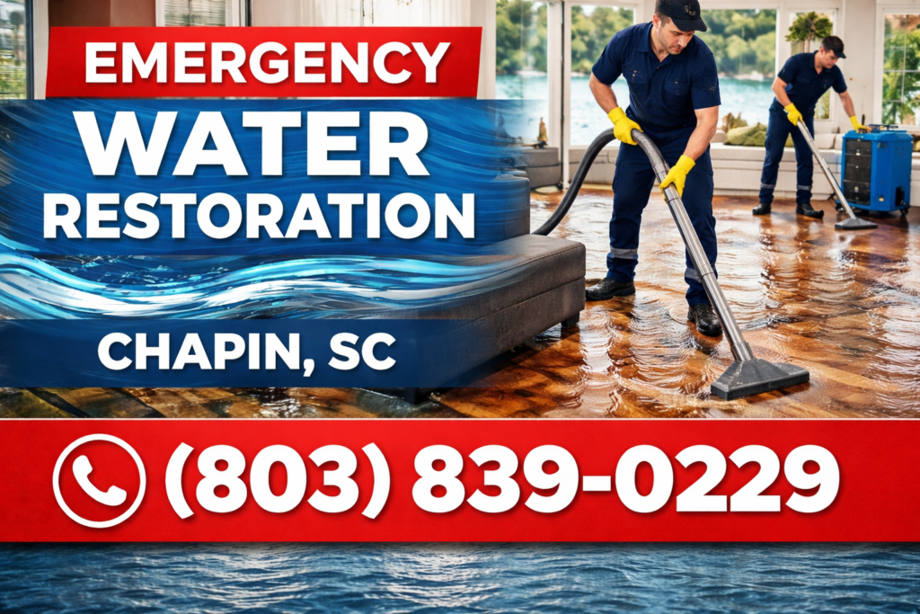Chapin emergency water restoration