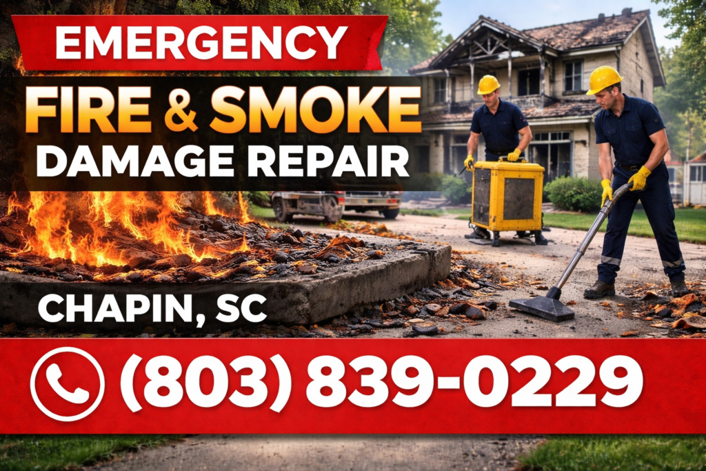 Chapin Fire and smoke damage repair