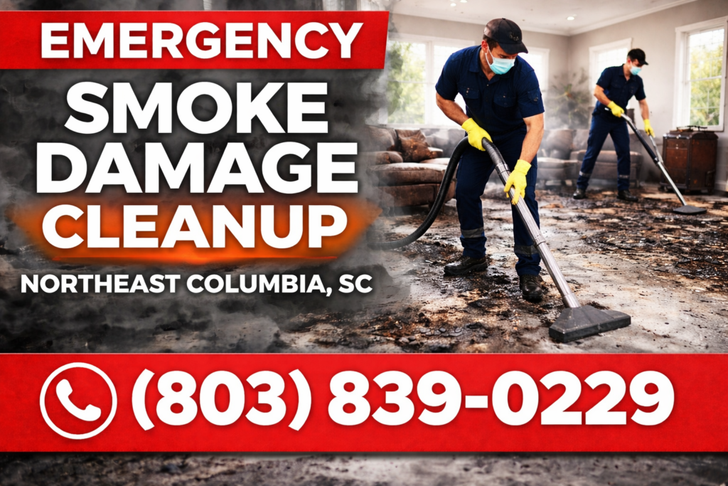 Northeast Columbia Smoke damage cleanup