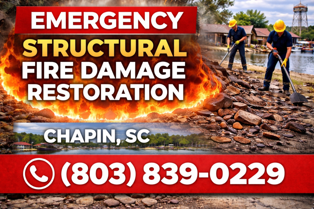 Chapin Structural fire damage restoration