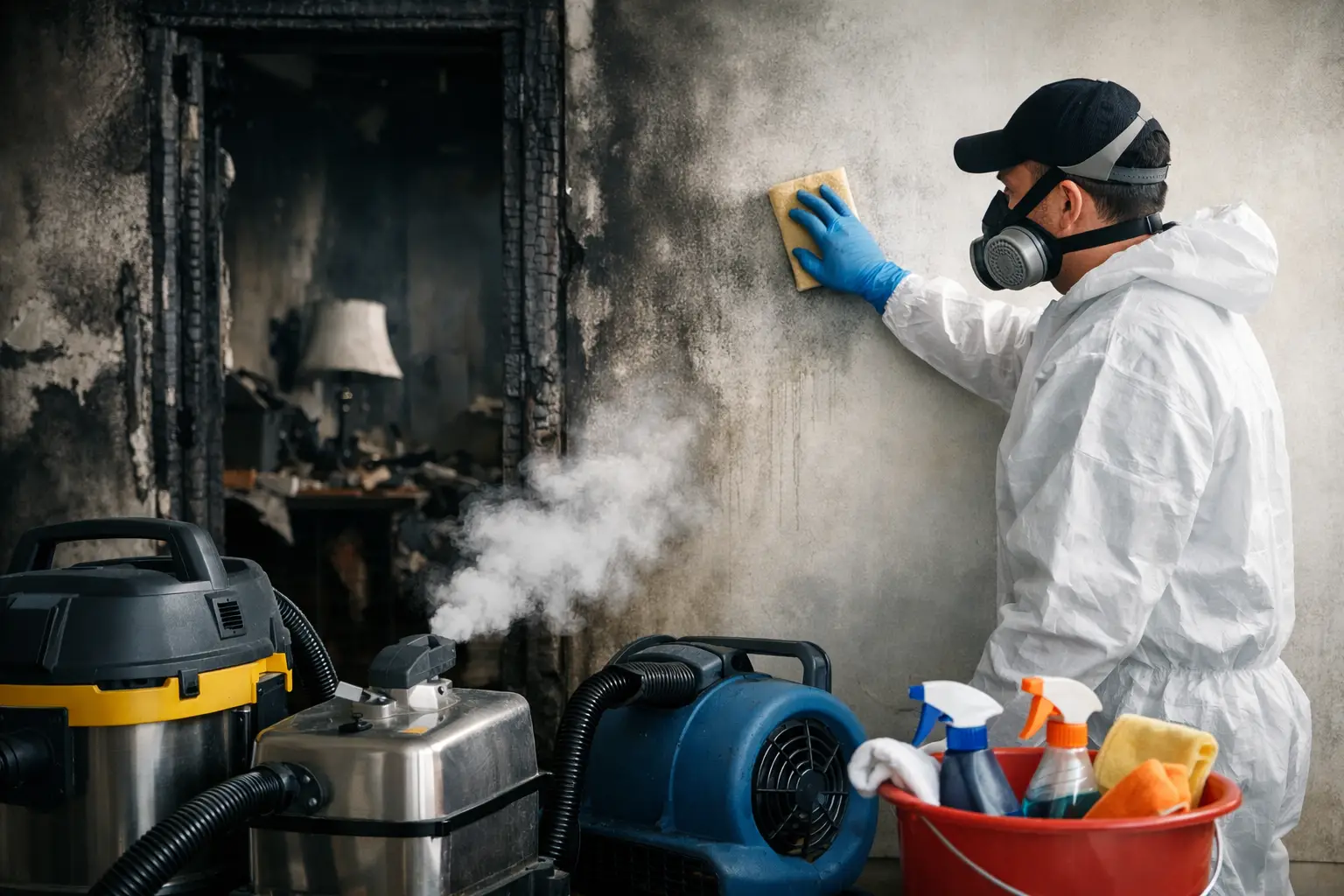 Best Smoke Damage Cleaning Methods After a Fire