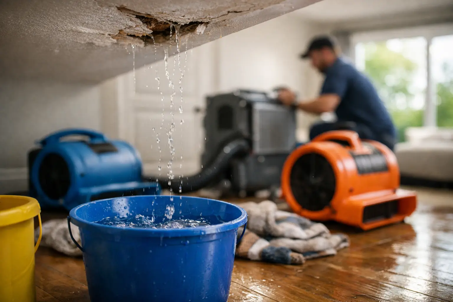 Roof Leak Emergency Drying for Columbia Homes