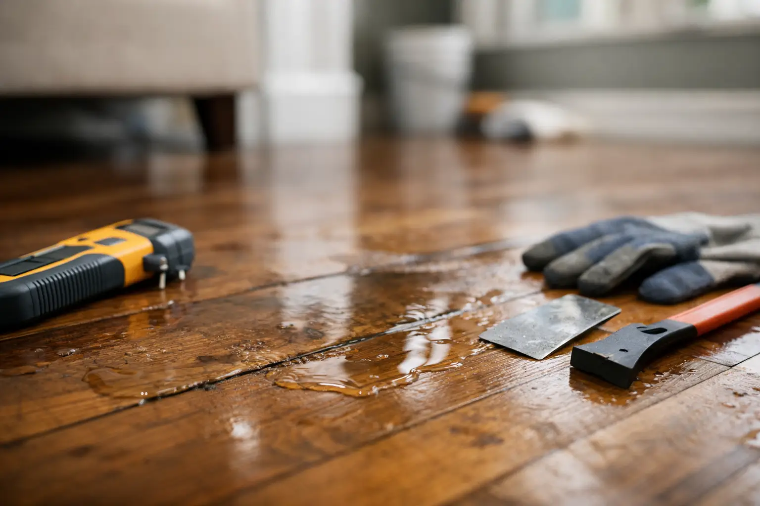 Water Damaged Hardwood Floors: What to Do Now