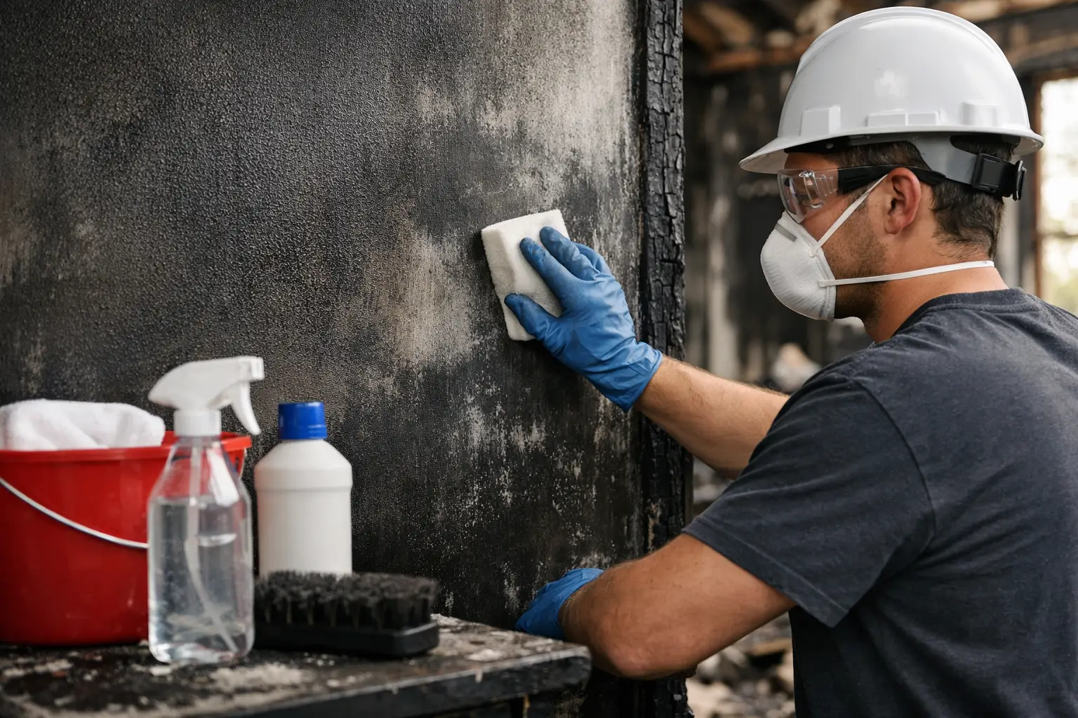 Best Way to Remove Soot Residue After a Fire