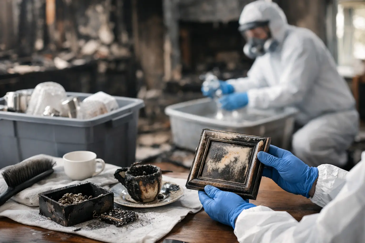 Can Contents Cleaning After a House Fire Save Items?